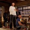 NEW GIRL: L-R: Lamorne Morris, Jake Johnson, guest star David Walton, Max Greenfield, Hannah Simone and Zooey Deschanel in the "Wedding Eve" episode of NEW GIRL airing Tuesday, May 10 (8:00-8:30 PM ET/PT) on FOX.  ©2016 Fox Broadcasting Co.  Cr: Jennifer Clasen
