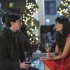 NEW GIRL:  Jess (Zooey Deschanel, R) and Paul (guest star Justin Long, L) go on a dinner date in the &quot;Bad in Bed&quot; episode of NEW GIRL airing Tuesday, Dec. 6 (9:00-9:30 PM ET/PT) on FOX.  &#xa9;2011 Fox Broadcasting Co.  Cr:  Ray Mickshaw/FOX