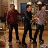 NEW GIRL: L-R:  Winston (Lamorne Morris), Nick (Jake Johnson) and Schmidt (Max Greenfield) try out the roller skates Jess gives them for Christmas in the &quot;Christmas&quot; episode of NEW GIRL airing Tuesday, Dec. 13 (9:00-9:30 PM ET/PT) on FOX. &#xa9;2011 Fox Broadcasting Co.  Cr:  Greg Gayne/FOX
