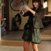 NEW GIRL:  Jess (Zooey Deschanel) shoots photographs of the guys when she gives them roller skates for Christmas in the &quot;Christmas&quot; episode of NEW GIRL airing Tuesday, Dec. 13 (9:00-9:30 PM ET/PT) on FOX. &#xa9;2011 Fox Broadcasting Co.  Cr:  Greg Gayne/FOX