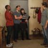 NEW GIRL:  L-R:  Winston (Lamorne Morris), Nick (Jake Johnson) and Jess (Zooey Deschanel) have a secret they are keeping from their landlord (guest star Jeff Kober, R) in the &quot;Landlord&quot; episode of NEW GIRL, airing Tuesday, Feb. 7 (9:00-9:31 PM ET/PT) on FOX.  &#xa9;2011 Fox Broadcasting Co.  Cr:  Greg Gayne/FOX