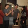 NEW GIRL:  L-R:  Winston (Lamorne Morris), Nick (Jake Johnson), Schmidt (Max Greenfield) and Jess (Zooey Deschanel) have a secret they are keeping from their landlord (guest star Jeff Kober, R) in the &quot;Landlord&quot; episode of NEW GIRL, airing Tuesday, Feb. 7 (9:00-9:31 PM ET/PT) on FOX.  &#xa9;2011 Fox Broadcasting Co.  Cr:  Greg Gayne/FOX