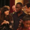 NEW GIRL:  Nick (Jake Johnson, R) and Winston (Lamorne Morris, C) help Jess (Zooey Deschanel, L) at her school's science fair in the &quot;Bully&quot; episode of NEW GIRL airing Tuesday, Feb. 21 (9:00-9:31 PM ET/PT) on FOX.  &#xa9;2012 Fox Broadcasting Co.  Cr:  Patrick McElhenney/FOX