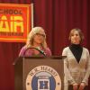 NEW GIRL: Vice Principal Tanya Lamontagne (guest star Rachel Harris, L) welcomes parents to the school science fair in the &quot;Bully&quot; episode of NEW GIRL airing Tuesday, Feb. 21 (9:00-9:31 PM ET/PT) on FOX.  &#xa9;2012 Fox Broadcasting Co.  Cr:  Patrick McElhenney/FOX