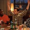 NEW GIRL:  Nick (Jake Johnson, C) is excited when he wins big in poker  in the &quot;Control&quot; episode of NEW GIRL airing Tuesday, March 13 (9:00-9:30 PM ET/PT) on FOX.   Also pictured:  Lamorne Morris (L).  &#xa9;2012 Fox Broadcasting Co.  Cr:  Greg Gayne/FOX