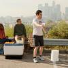 NEW GIRL:  Schmidt (Max Greenfield, R) gets ready to hand off water to runners during a 10K race in the &quot;Secrets&quot; episode of NEW GIRL airing Tuesday, April 3 (9:00-9:30 PM ET/PT) on FOX.  Also pictured:  Lamorne Morris (L) and Jake Johnson (C).  &#xa9;2012 Fox Broadcasting Co.  Cr:  Isablella Vosmikova/FOX