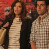 NEW GIRL:  When Jess babysits Russell's daughter for the weekend, his ex-wife (guest star Jeanne Tripplehorn, L) shows up at the loft in the &quot;Kids&quot; episode of NEW GIRL airing Tuesday, April 17 (9:00-9:31 PM ET/PT) on FOX.  Also pictured:  Max Greenfield (R).  &#xa9;2012 Fox Broadcasting Co.  Cr:  Patrick McElhenney/FOX