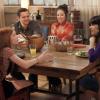 NEW GIRL:  Russell's daughter (guest star Annalise Basso, L) develops a teenage crush on Nick  (Jake Johnson, second from L) when Jess (Zooey Deschanel, R) babysits her for the weekend in the &quot;Kids&quot; episode of NEW GIRL airing Tuesday, April 17 (9:00-9:31 PM ET/PT) on FOX. Also pictured:  Guest-star Chloe Bridges (second from R).  &#xa9;2012 Fox Broadcasting Co.  Cr:  Greg Gayne/FOX