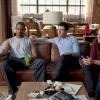 NEW GIRL (working title):  A new single-camera ensemble comedy starring Zooey Deschanel (&#x201c;(500) Days of Summer&#x201d;) as Jess, an offbeat girl who &#x2013; after a bad breakup &#x2013; moves in with three single guys and essentially sets a bomb off in their lives will premiere this fall on FOX.  Pictured:  Damon Wayans Jr., Max Greenfield, Jake Johnson.  &#xa9;2011 Fox Broadcasting Co.  Cr:  Isabella Vosmikova/FOX