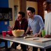 NEW GIRL (working title): A new single-camera ensemble comedy starring Zooey Deschanel (&#x201c;(500) Days of Summer&#x201d;) as Jess, an offbeat girl who &#x2013; after a bad breakup &#x2013; moves in with three single guys and essentially sets a bomb off in their lives will premiere this fall on FOX.  Pictured L-R:  Jake Johnson, Max Greenfield and Damon Wayans Jr.  &#xa9;2011 Fox Broadcasting Co.  Cr:  Isabella Vosmikova/FOX