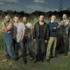 PRISON BREAK: L-R: Rockmond Dunbar, Robert Knepper, Amaury Nolasco, Dominic Purcell, Wentworth Miller, Peter Stormare and Lane Garrison in PRISON BREAK premiering Monday, August 21 (8:00-9:00 PM ET/PT) on FOX. ©2006 Fox Broadcasting Co. Cr: Jeremy Cowart/FOX   