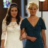 RAISING HOPE: Virginia (Martha Plimpton, R) walks Sabrina (Shannon Woodward, L) down the aisle  in the &quot;Modern Wedding&quot; episode of RAISING HOPE airing Tuesday, Jan. 29 (8:00-8:30 PM ET/PT) on FOX. &#xa9;2013 Fox Broadcasting Co. CR: Greg Gayne/FOX