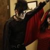 RAISING HOPE: While dressed as Mr. and Mrs. Drakkar, Jimmy (Lucas Neff, L) and Sabrina (Shannon Woodward, R) are interrupted during their honeymoon in the all-new &quot;Yo Zappa Do, Pt.1&quot; episode of RAISING HOPE airing Tuesday, Jan. 29 (8:30-9:00 PM ET/PT) on FOX. &#xa9;2013 Fox Broadcasting Co. CR: Greg Gayne/FOX