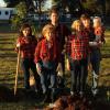 RAISING HOPE: Pictured L-R: Sabrina (Shannon Woodward), Maw Maw (Cloris Leachman), Burt (Garret Dillahunt), Virginia (Martha Plimpton), Jimmy (Lucas Neff) and Hope (Baylie/Rylie Cregut) plant trees  in the &quot;Arbor Daze&quot; episode of RAISING HOPE airing Tuesday, Feb. 19 (8:00-8:30 PM ET/PT) on FOX. &#xa9;2013 Fox Broadcasting Co. CR: Ray Mickshaw/FOX