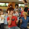 RAISING HOPE: The band is thrilled when they get their big break in &quot;Making The Band,&quot; the first of two back-to-back episodes of RAISING HOPE airing Tuesday, Feb. 26 (8:00-8:30 PM ET/PT) on FOX. Pictured L-R: Guest star Jason Lee, guest star Jaime Pressly, Garret Dillahunt, guest star Eddie Steeples, Martha Plimpton and guest star Nadine Velazquez. &#xa9;2013 Fox Broadcasting Co. CR: Ray Mickshaw/FOX