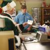 RAISING HOPE: Barney (Gregg Binkley, L) questions Virginia's (Martha Plimpton, R) extreme couponing in the all-new holiday-themed &quot;The Last Christmas&quot; episode of RAISING HOPE airing Tuesday, Dec. 11 (8:00-8:30 PM ET/PT) on FOX. Also pictured L-R: Shannon Woodward and Lucas Neff. &#xa9;2012 Fox Broadcasting Co. CR: Greg Gayne/FOX