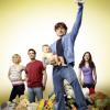 RAISING HOPE:  Jimmy Chance (Lucas Neff, second from R) is a well-meaning screw-up trying his best to raise his infant daughter with the help of the eccentric family who did a less-than-stellar job of raising him in RAISING HOPE premiering Tuesday, Sept. 21 (9:00-9:30 PM ET/PT) on FOX. Also Pictured L-R: Martha Plimpton, Garret Dillahunt, and Shannon Woodward. ©2010 Fox Broadcasting Co. Cr: Matthias Clamer/FOX
