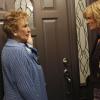 RAISING HOPE:  Virginia (Martha Plimpton, R) brings Maw Maw (Cloris Leachman, L) to visit a man she is smitten with in the &quot;Cheaters&quot; episode of RAISING HOPE airing Tuesday, April 19 (9:01-9:31 PM ET/PT) on FOX.  &#xa9;2011 FOX BROADCASTING CO.  Cr:  Greg Gayne/FOX
