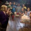 RAISING HOPE:  Everyone (L-R:  Martha Plimpton, Shannon Woodward, guest stars Kate Micucci, Gregg Binkley, Todd Giebenhain, Jermaine Williams, Ray Santiago, Skyler Stone and Lucas Neff and Garret Dillahunt) gathers together to surprise Maw Maw for her birthday in the &quot;Don't Vote for this Episode&quot; season finale episode of RAISING HOPE airing Tuesday, May 17 (9:01-9:31 PM ET/PT) on FOX.  &#xa9;2011 Fox Broadcasting Co.  Cr:  Isabella Vosmikova/FOX