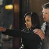 SCANDAL - "Where the Sun Don't Shine" -- Command is always two steps ahead and everyone in Olivia's life is in danger. Meanwhile, Cyrus is forced to face the consequences of his behavior, and Huck and Quinn finally figure out just what Elizabeth North has been planning, but they might be too late to stop it, on the winter finale of "Scandal," THURSDAY NOVEMBER 20 (9:00-10:00 p.m., ET) on the ABC Television Network. (ABC/Tony Rivetti)
KERRY WASHINGTON, SCOTT FOLEY