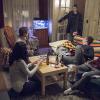 William H. Macy as Frank Gallagher, Jeremy Allen White as Lip Gallagher, Cameron Monaghan as Ian Gallagher and Ethan Cutkosky as Carl Gallagher in Shameless (Season 6, episode 11) - Photo: Warren Feldman/SHOWTIME - Photo ID: shameless_611_0040
