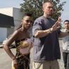 Steve Howey as Kev and Shanola Hampton as V in SHAMELESS (Season 9, Episode 09, "Boooooooooooone!"). - Photo: Erica Parise/SHOWTIME - Photo ID: SHAMELESS_909_3192