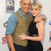 SONS OF ANARCHY -- Season 5 Premiere Screening Event -- Westwood, CA, 9/8/12 -- Pictured: (L-R) Theo Rossi, Sarah Jones -- CR: Frank Micelotta/FX