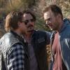 SONS OF ANARCHY--Toad's Wild Ride -- Episode 507 (Airs Tuesday, October 23, 10:00 pm e/p) -- Pictured: (L-R) Charlie Hunnam as Jackson 'Jax' Teller, Kim Coates as Alex 'Tig' Trager, Joel McHale as Warren -- CR: Prashant Gupta/FX
