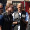 SONS OF ANARCHY-- Crucifixed -- Episode 510 (Airs Tuesday, November 13, 10:00 pm e/p) -- Pictured: (L-R) Christopher Douglas Reed as Filthy Phil, Tommy Flanagan as Filip 'Chibs' Telford, Charlie Hunnam as Jackson 'Jax' Teller, David Labrava as Happy, Michael Beach as T.O. Cross -- CR: Prashant Gupta/FX