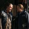 SONS OF ANARCHY-- Darthy -- Episode 512 (Airs Tuesday, November 27, 10:00 pm e/p) -- Pictured: (L-R) Tommy Flanagan as Filip 'Chibs' Telford, Charlie Hunnam as Jackson 'Jax' Teller -- CR: Prashant Gupta/FX