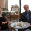 SONS OF ANARCHY Poenitentia -- Episode 603 -- Airs Tuesday, September 24, 10:00 pm e/p) -- Pictured: (L-R) Kim Dickens as Colette, Peter Weller as Charles Barosky -- CR: Prashant Gupta/FX
