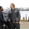 SONS OF ANARCHY -- "Playing with Monsters" -- Episode 703 -- Airs Tuesday, September 23, 10:00 pm e/p) -- Pictured: (L-R) Rich Paul as Chester, Charlie Hunnam as Jackson "Jax" Teller, Tommy Flanagan as Filip 'Chibs' Telford. CR: Michael Becker/FX