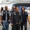 SONS OF ANARCHY -- "Playing with Monsters" -- Episode 703 -- Airs Tuesday, September 23, 10:00 pm e/p) -- Pictured: (L-R) David Labrava as Happy, Tommy Flanagan as Filip 'Chibs' Telford, Charlie Hunnam as Jackson "Jax" Teller, Kim Coates as Alex 'Tig' Trager. CR: Michael Becker/FX