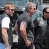 SONS OF ANARCHY: L-R: Charlie Hunnam, Ron Perlman and Emillio Rivera in SONS OF ANARCHY airing Tuesday, September 13, 10pm e/p on FX. CR: Prashant Gupta / FX