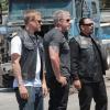SONS OF ANARCHY: L-R: Charlie Hunnam, Ron Perlman and Emillio Rivera in SONS OF ANARCHY airing Tuesday, September 13, 10pm e/p on FX. CR: Prashant Gupta / FX