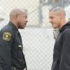 SONS OF ANARCHY: L-R: Rockmond Dunbar and Theo Rossi in the SONS OF ANARCHY episode BRICK airing Tuesday, Oct. 4, 10pm e/p on FX. CR: Prashant Gupta / FX