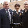THE CHICAGO CODE: Illinois Governor Pat Quinn (L) visits the set of THE CHICAGO CODE Thursday, September 16 in Chicago. Also pictured: Executive Producer Shawn Ryan (C) and Jennifer Beals (R). &#xa9;2010 Fox Broadcasting Co. Cr: Chuck Hodes/FOX