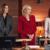 "TBD" -- Alicia and Elsbeth put their legal battle on hold when the government brings an economic espionage charge against both of their clients. Meanwhile, Diane sets her sights on moving Florrick/Agos/Lockhart into the Lockhart/Gardner/Canning office space, leading to a battle with her former partners David Lee and Louis Canning, on THE GOOD WIFE, Sunday, Oct. 26 (9:30-10:30 PM, ET/9:00-10:00 PM, PT), on the CBS Television Network. Pictured (L-R) Julianna Margulies as Alicia Florrick, Jan Maxwell as Camilla Vargas and Carrie Preston as Elsbeth Tascioni  Photo: Jeff Neumann ÃÂ©2014 CBS Broadcasting, Inc. All Rights Reserved