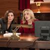 "TBD" -- Alicia and Elsbeth put their legal battle on hold when the government brings an economic espionage charge against both of their clients. Meanwhile, Diane sets her sights on moving Florrick/Agos/Lockhart into the Lockhart/Gardner/Canning office space, leading to a battle with her former partners David Lee and Louis Canning, on THE GOOD WIFE, Sunday, Oct. 26 (9:30-10:30 PM, ET/9:00-10:00 PM, PT), on the CBS Television Network. Pictured (L-R) Julianna Margulies as Alicia Florrick, Jan Maxwell as Camilla Vargas and Carrie Preston as Elsbeth Tascioni  Photo: Jeff Neumann ÃÂ©2014 CBS Broadcasting, Inc. All Rights Reserved