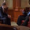 "Dark Money" -- When Colin Sweeney accuses a television producer of basing an unflattering character and show on his life, Diane and Cary must prove that they are capable of handling his case as Alicia focuses on the race for State\'s Attorney. Also, Alicia competes against Frank Prady for a major campaign donation, on THE GOOD WIFE, Sunday, March 1 (9:00-10:00 PM, ET/PT), on the CBS Television Network. Pictured (L-R) David Hyde Pierce as Frank Prady and  Ed Asner guest stars as a major donor to the Democratic Party, Guy Redmayne . Photo: Jeff NeumannÃÂ©2014 CBS Broadcasting, Inc. All Rights Reserved