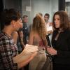 "Bond" -- Alicia attempts to revive her struggling law career by representing arrestees seeking release on bail in bond court, where she meets attorney Lucca Quinn (Cush Jumbo), who competes for her clients. Also, Peter brings in national strategist Ruth Eastman (Margo Martindale) to help with his presidential campaign, and creates an interesting dynamic with Eli in the process, on the seventh season premiere of THE GOOD WIFE, Sunday, Oct. 4 (9:00-10:00 PM, ET/PT) on the CBS Television Network. Pictured (L-R)  Cush Jumbo as Lucca Quinn  and Julianna Margulies as Alicia Florrick Photo: David M. Russell/CBS ÃÂ©2015 CBS Broadcasting, Inc. All Rights Reserved