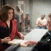 "Grunts" -- Alicia  (Julianna Margulies) attempts to revive her struggling law career by representing arrestees seeking release on bail in bond court, where she meets attorney Lucca Quinn (Cush Jumbo), who competes for her clients. Also, Peter brings in national strategist Ruth Eastman (Margo Martindale) to help with his Presidential campaign, and creates an interesting dynamic with Eli in the process, on the seventh season premiere of THE GOOD WIFE, Sunday, Oct. 4  (9:00-10:00 PM ET/PT) on the CBS Television Network. Photo: David M. Russell/CBS  ÃÂ©2015 CBS Broadcasting, Inc. All Rights Reserved