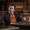 "Taxed" -- Alicia clashes with the bond court judge when she agrees to support a client\'s plea of innocence in a shoplifting case. Also, Diane is coerced by her client\'s counsel, Ethan Carver (Peter Gallagher), to argue against her own beliefs in a case about physician assisted suicide, on THE GOOD WIFE, Sunday, Oct. 25 (9:00-10:00 PM, ET, 9:00-10:00 PM, PT) on the CBS Television Network.  Pictured Michael J. Fox as Louis Canning Photo:  Michael Parmelee/CBS ÃÂ© 2015 CBS Broadcasting Inc. All Rights Reserved.