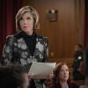 "Taxed" -- Alicia clashes with the bond court judge when she agrees to support a client\'s plea of innocence in a shoplifting case. Also, Diane is coerced by her client\'s counsel, Ethan Carver (Peter Gallagher), to argue against her own beliefs in a case about physician assisted suicide, on THE GOOD WIFE, Sunday, Oct. 25 (9:00-10:00 PM, ET, 9:00-10:00 PM, PT) on the CBS Television Network.  Pictured  Christine Baranski as Diane Lockhart Photo:  Michael Parmelee/CBS ÃÂ© 2015 CBS Broadcasting Inc. All Rights Reserved.