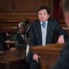 "Taxed" -- Alicia clashes with the bond court judge when she agrees to support a client\'s plea of innocence in a shoplifting case. Also, Diane is coerced by her client\'s counsel, Ethan Carver (Peter Gallagher), to argue against her own beliefs in a case about physician assisted suicide, on THE GOOD WIFE, Sunday, Oct. 25 (9:00-10:00 PM, ET, 9:00-10:00 PM, PT) on the CBS Television Network.  Picture Michael J. Fox as Louis Canning Photo:  Michael Parmelee/CBS ÃÂ© 2015 CBS Broadcasting Inc. All Rights Reserved.