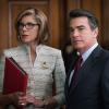 "Taxed" -- Alicia clashes with the bond court judge when she agrees to support a client\'s plea of innocence in a shoplifting case. Also, Diane is coerced by her client\'s counsel, Ethan Carver (Peter Gallagher), to argue against her own beliefs in a case about physician assisted suicide, on THE GOOD WIFE, Sunday, Oct. 25 (9:00-10:00 PM, ET, 9:00-10:00 PM, PT) on the CBS Television Network.  Pictured  Christine Baranski as Diane Lockhart  and Peter Gallagher  as Ethan Carver Photo:  Michael Parmelee/CBS ÃÂ© 2015 CBS Broadcasting Inc. All Rights Reserved.