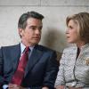 "Taxed" -- Alicia clashes with the bond court judge when she agrees to support a client\'s plea of innocence in a shoplifting case. Also, Diane is coerced by her client\'s counsel, Ethan Carver (Peter Gallagher), to argue against her own beliefs in a case about physician assisted suicide, on THE GOOD WIFE, Sunday, Oct. 25 (9:00-10:00 PM, ET, 9:00-10:00 PM, PT) on the CBS Television Network.  Pictured  Peter Gallagher  as Ethan Carver   and Christine Baranski as Diane Lockhart  Photo:  Michael Parmelee/CBS ÃÂ© 2015 CBS Broadcasting Inc. All Rights Reserved.