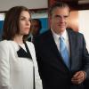 "Payback" -- Jason employs aggressive investigative tactics when he assists Alicia and Lucca with a student loan case. Also, Howard Lyman alleges ageism at Lockhart, Agos & Lee, pointing to Cary as the primary offender, and Eli stirs up Florrick family drama on Peter\'s presidential campaign, on THE GOOD WIFE, Sunday, Nov. 1 (9:00-10:00 PM, ET/PT) on the CBS Television Network.  Pictured (L-R) Julianna Margulies  as Alicia Florrick and  Chris Noth as  Peter Florrick  Photo: David M. Russell/CBS ÃÂ©2015 CBS Broadcasting, Inc. All Rights Reserved