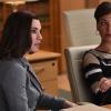 "Driven" -- Alicia and Lucca join a case involving an automotive executive represented by Lockhart, Agos & Lee, and an employee represented by Louis Canning, who was involved in a crippling accident while test-driving a car operating in "driverless" mode. Also, when Ruth and Eli pursue Courtney Boalt (Vanessa Williams), a potential campaign contributor, Peter moves back in with Alicia to present a united family image, on THE GOOD WIFE, Sunday, Nov. 15 (9:30-10:30 PM, ET/9:00-10:00 PM, PT) on the CBS Television Network. Pictured (L-R) Julianna Margulies as Alicia Florrick and Cush Jumbo as Lucca Quinn  Photo: Jeff Neumann/CBS ÃÂ© 2015 CBS Broadcasting Inc. All Rights Reserved.