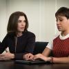 "Restraint" -- Diane is personally conflicted when she is forced to argue a heated case between pro-choice and pro-life advocates in order to retain an important client, represented by attorney Ethan Carver (Peter Gallagher). Also, Alicia and Lucca are desperate for new business and attempt to poach clients from Louis Canning (Michael J. Fox), on THE GOOD WIFE, Sunday, Nov. 22 (9:00-10:00 PM, ET/PT) on the CBS Television Network. Pictured (L-R) Julianna Margulies  as  Alicia Florrick  and Cush Jumbo as  Lucca Quinn  Photo:   Michael Parmelee/CBS ÃÂ© 2015 CBS Broadcasting Inc. All Rights Reserved.